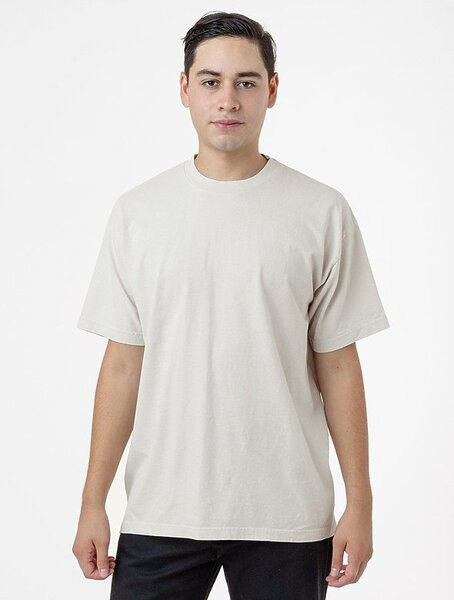 Los Angeles Apparel 1801gd - Tee-shirt à col ras du cou Garment Dye