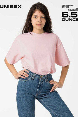 Los Angeles Apparel 1801gd - Garment Dye Crew Neck Tee