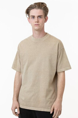 Los Angeles Apparel 1801gd - Garment Dye Crew Neck Tee
