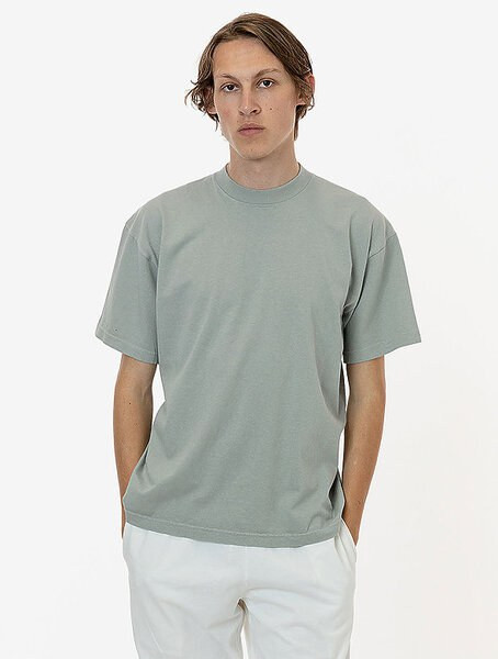 Los Angeles Apparel 1801gd - Garment Dye Crew Neck Tee