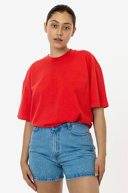 Los Angeles Apparel 1801gd - Garment Dye Crew Neck Tee
