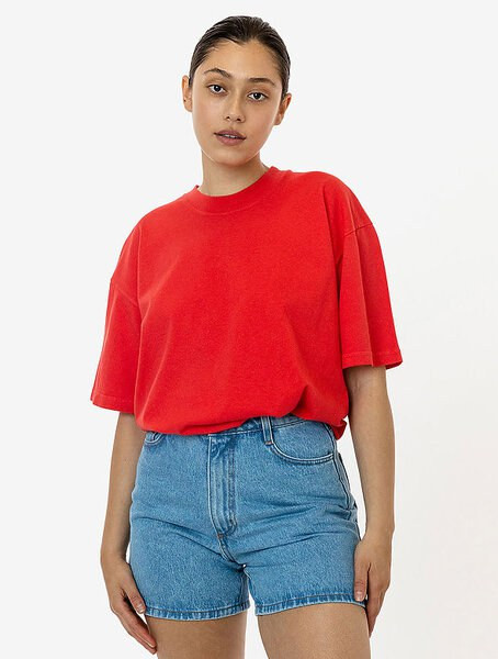 Los Angeles Apparel 1801gd - Garment Dye Crew Neck Tee
