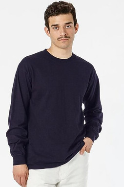 Los Angeles Apparel 1807gd - Tee-shirt à manches longues Garment Dye