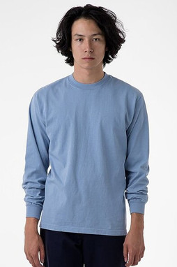 Los Angeles Apparel 1807gd - Tee-shirt à manches longues Garment Dye