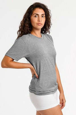 Los Angeles Apparel tr01 - T-shirt à col ras du cou tri-matière