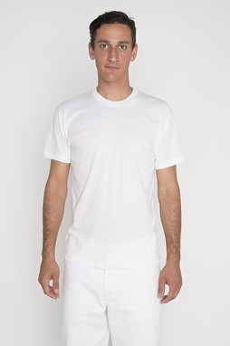 Los Angeles Apparel ff01 - Tee-shirt à col ras du cou en poly-coton