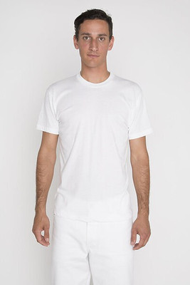 Los Angeles Apparel ff01 - Tee-shirt à col ras du cou en poly-coton