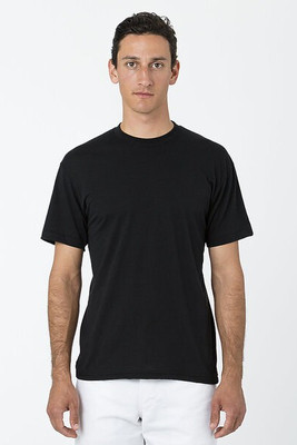 Los Angeles Apparel ff01 - Tee-shirt à col ras du cou en poly-coton