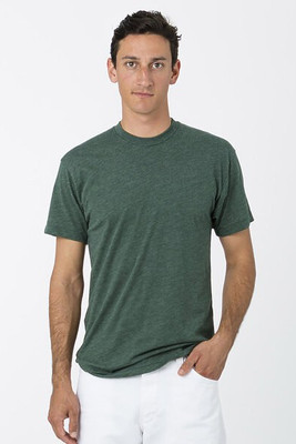 Los Angeles Apparel ff01 - Tee-shirt à col ras du cou en poly-coton