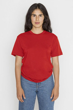 Los Angeles Apparel ff01 - Tee-shirt à col ras du cou en poly-coton