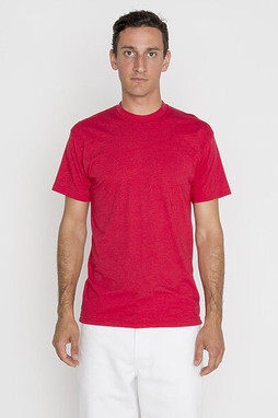 Los Angeles Apparel ff01 - Tee-shirt à col ras du cou en poly-coton