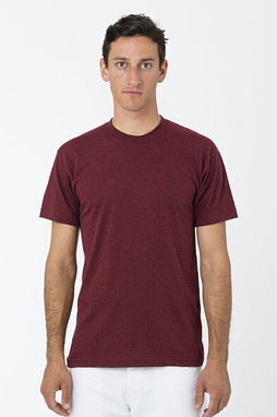 Los Angeles Apparel ff01 - Tee-shirt à col ras du cou en poly-coton
