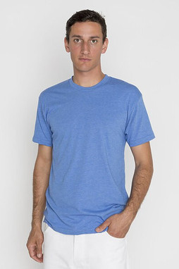 Los Angeles Apparel ff01 - Tee-shirt à col ras du cou en poly-coton
