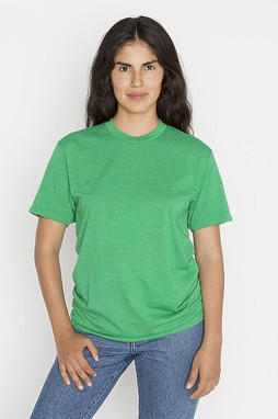 Los Angeles Apparel ff01 - Poly-Cotton Crew Neck Tee