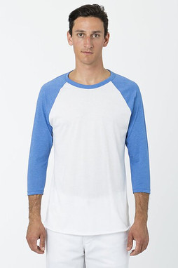 Los Angeles Apparel ff53 - 34-Sleeve Raglan Tee