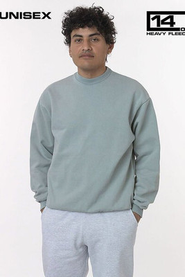 Los Angeles Apparel hf07gd - L/S Heavy Fleece PO Crew 14 Oz