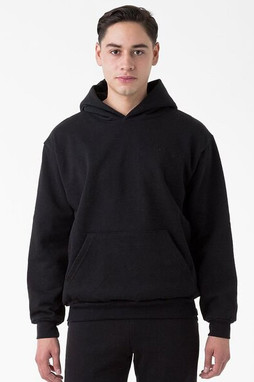 Los Angeles Apparel hf09 - Pull-over à capuche en polaire lourde