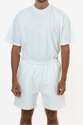 Los Angeles Apparel hf02 - Mi-court en polaire lourde