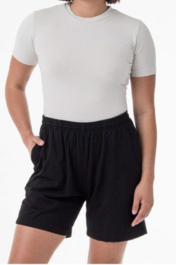 Los Angeles Apparel 1241gd - Short mi-long en jersey épais