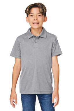 Team 365 TT51HY - Youth Zone Sonic Heather Performance Polo