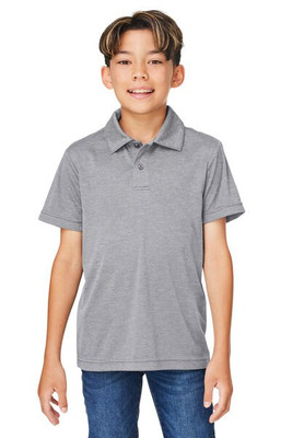 Team 365 TT51HY - Youth Zone Sonic Heather Performance Polo
