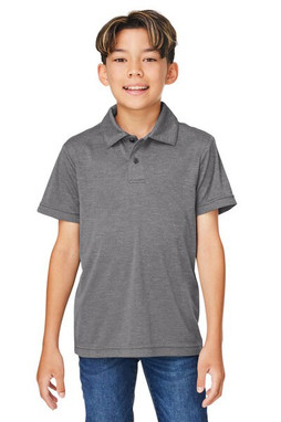 Team 365 TT51HY - Youth Zone Sonic Heather Performance Polo