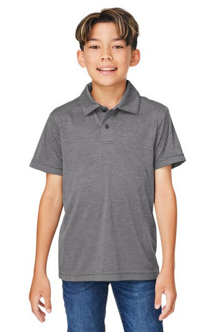Team 365 TT51HY - Youth Zone Sonic Heather Performance Polo