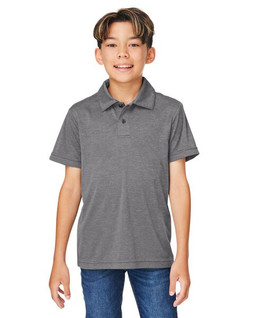 Team 365 TT51HY - Youth Zone Sonic Heather Performance Polo