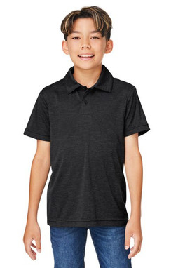 Team 365 TT51HY - Youth Zone Sonic Heather Performance Polo