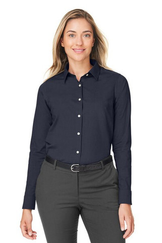 Devon & Jones DG505W - CrownLux Performance® Ladies Spencer Poplin Shirt