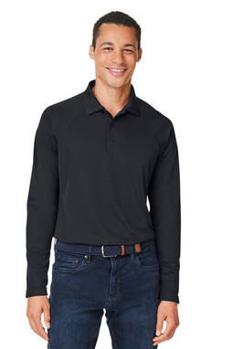 Harriton M208L - Mens Charge Snag and Soil Protect Long-Sleeve Polo