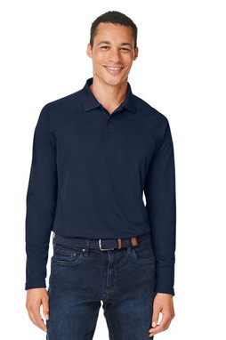 Harriton M208L - Mens Charge Snag and Soil Protect Long-Sleeve Polo