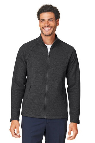 North End NE727 - Mens Spirit Textured Full-Zip