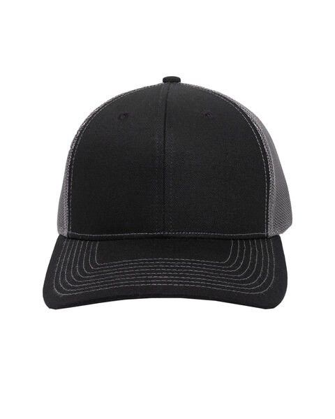 Outdoor Cap OC771 - Structured Trucker With Solid Mesh Back Hat