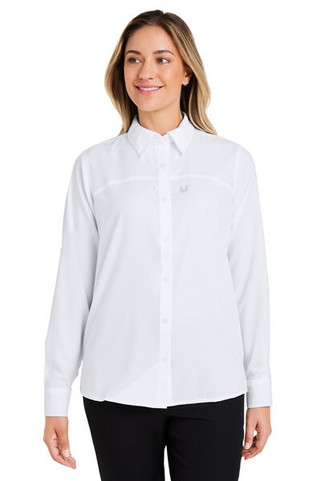 HUK H615006 - Ladies Tide Point Long Sleeve Shirt