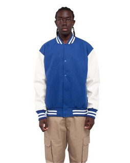 Shaka Wear SHLLJ - Mens Letterman Jacket