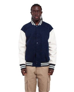 Shaka Wear SHLLJ - Mens Letterman Jacket
