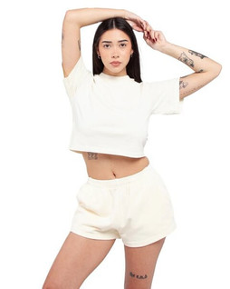 Shaka Wear SHGWS - Ladies Garment Dye Fleece Shorts