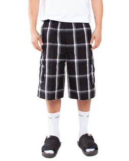 Shaka Wear SHSP - Casual Unisex Plaid Patterned Summer Shorts