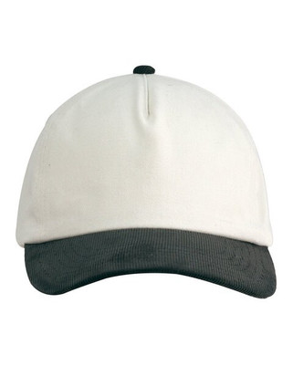 Big Accessories BA710 - Two-Tone Corduroy Cap