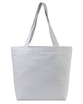 GiftRetail 102036 - Aware Recycled Cotton Shopper Tote Bag With Interior Zip Pocket