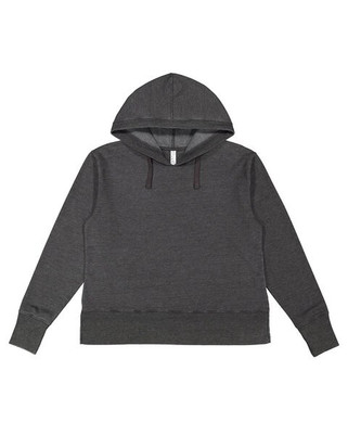 LAT 3536 - Ladies Vintage Wash Fleece Hooded Sweatshirt