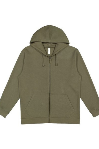 LAT 6927 - Unisex Full-Zip Hooded Sweatshirt