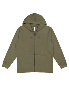 LAT 6927 - Unisex Full-Zip Hooded Sweatshirt