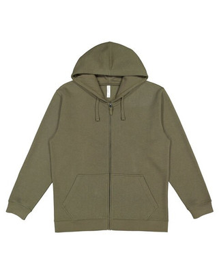 LAT 6927 - Unisex Full-Zip Hooded Sweatshirt