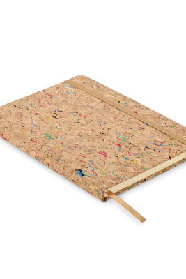 CORNOTA A5 cork coloured notebook - GiftRetail MO2414