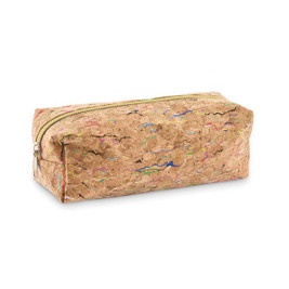 CORCHASO Coloured cork pencil case - GiftRetail MO2415