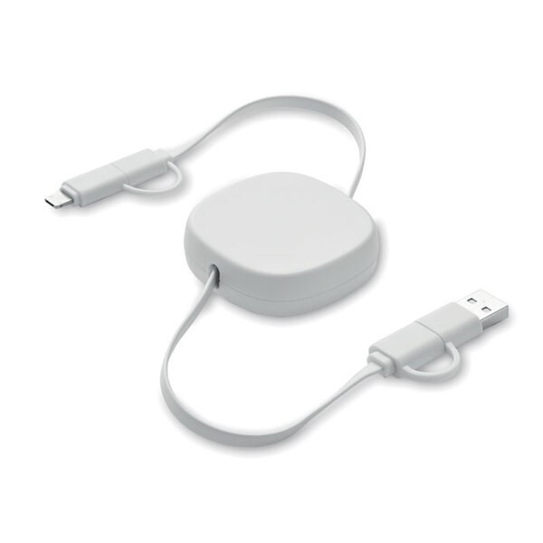 LINEA 60W udtrækkeligt opladningskabel - GiftRetail MO2425