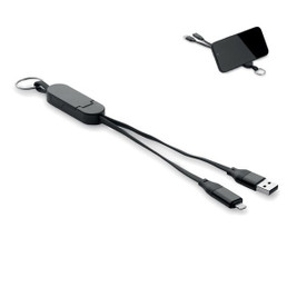 GiftRetail MO2443 - CABO 60W cable keyring recycled ABS