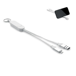 GiftRetail MO2443 - CABO 60W cable keyring recycled ABS